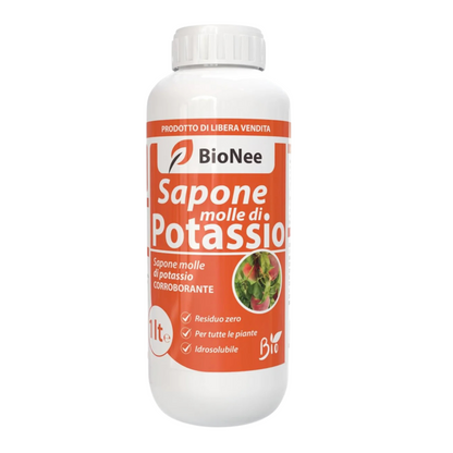 Bionee_Sapone molle di potassio POTENZIATORE DIFESE NATURALI DELLE PIANTE - 1 lt
