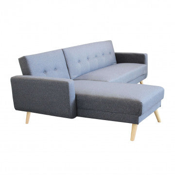 Modernes Schlafsofa mit Metall- und Holzgestell
