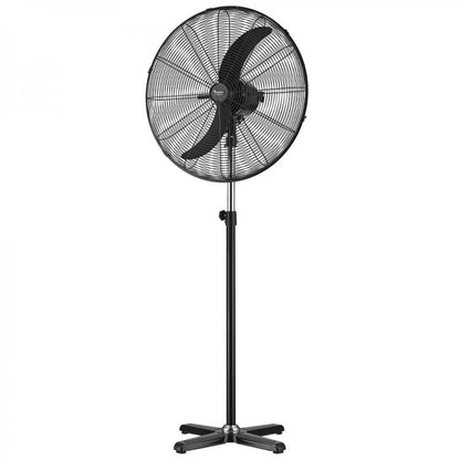 Ventilatore Industriale  Piantana Da Terra Oscillante Pale Acciaio Ø 75Cm 190W