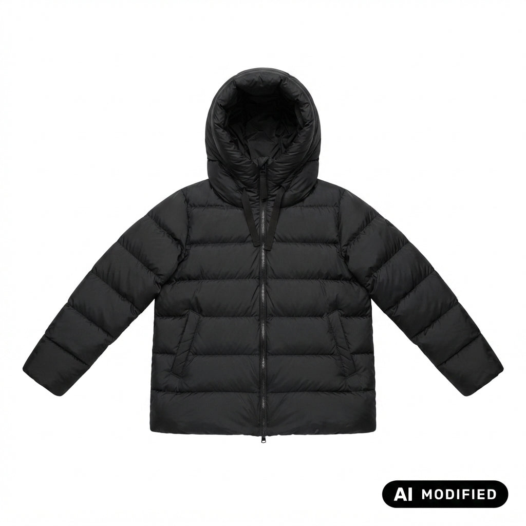 Bomboogie piumino donna con cappuccio Rome GW6012TMST 90 nero