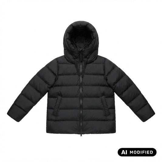 Bomboogie piumino donna con cappuccio Rome GW6012TMST 90 nero