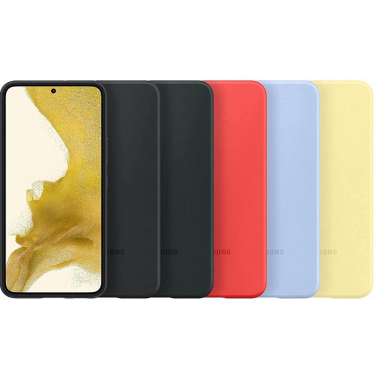 Samsung Silicone Cover Galaxy S22 Handyhülle Verschiedene Farben Weich 5G
