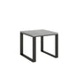 Extendable Tecno Libra table with Anthracite frame, sizes 90x90/180 cm and 90x120/240 cm