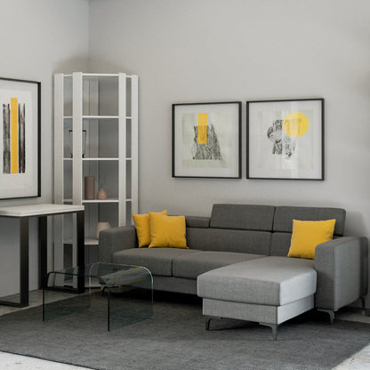 Eckregale Kato A und B: Elegantes und funktionales Design 60.3x204x60.3 cm