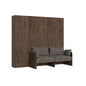 Kentaro Sofà 160 vertical wall bed with column and wall units