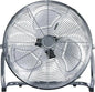 High-speed chrome fan with 90W power and non-slip base. Ø 50 cm.