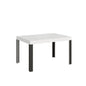 Extendable table Linea P.90 with Anthracite iron frame