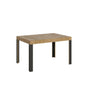 Extendable table Linea P.90 with Anthracite iron frame