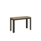 Double extendable table with Anthracite frame