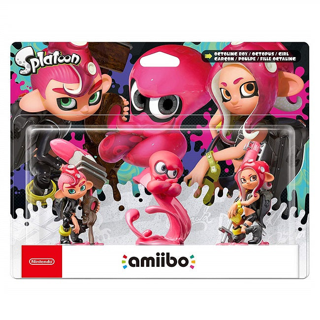 AMIIBO SPLATOON 2 OCTOLING PACK (3 IN 1) NINTENDO SWITCH LIMITED EDITION OKTOPUS