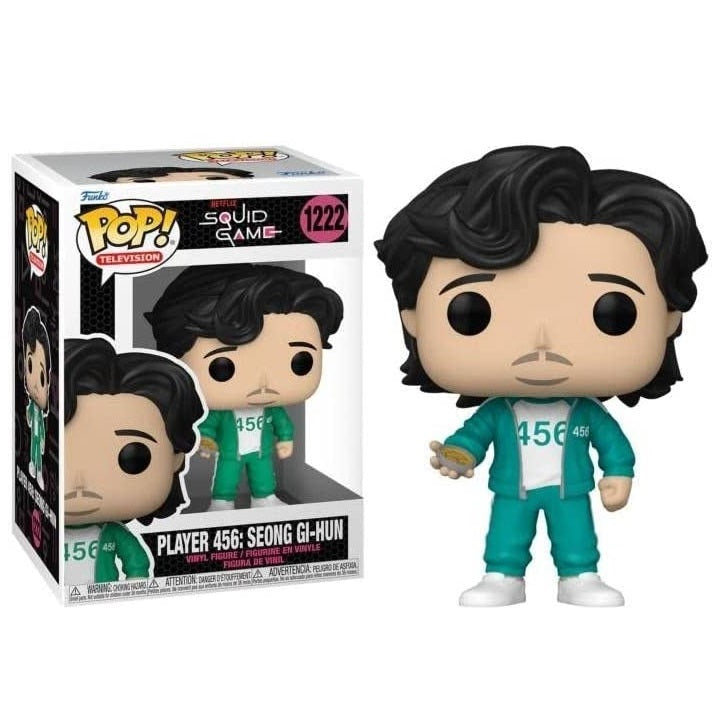 Funko Pop! Television Squid Game – (1222) Spieler 456 Seong Gi-Hun Figur 9cm
