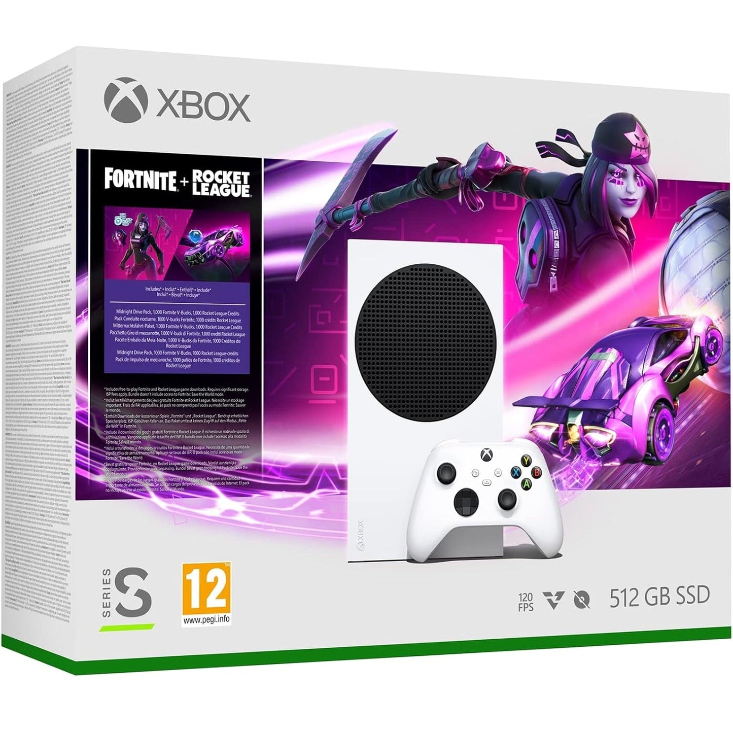 Microsoft Console Xbox Series S 512 GB (Fortnite & Rocket League Bundle) Digital
