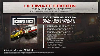 Grid Ultimate Edition Ps4 Gioco Corse Ps4 Italiano Gold Playstation 4 Nuovo