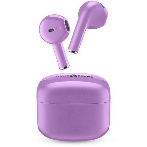 CELLULARLINE MUSIC SOUND KABELLOSE KOPFHÖRER SWAG TWS BLUETOOTH POWERBANK LILA