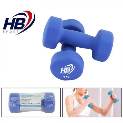 Neoprenhantel Langhantel Kurzhantel Gewichte Aerobic Fitness Bodybuilding | 4 Kg