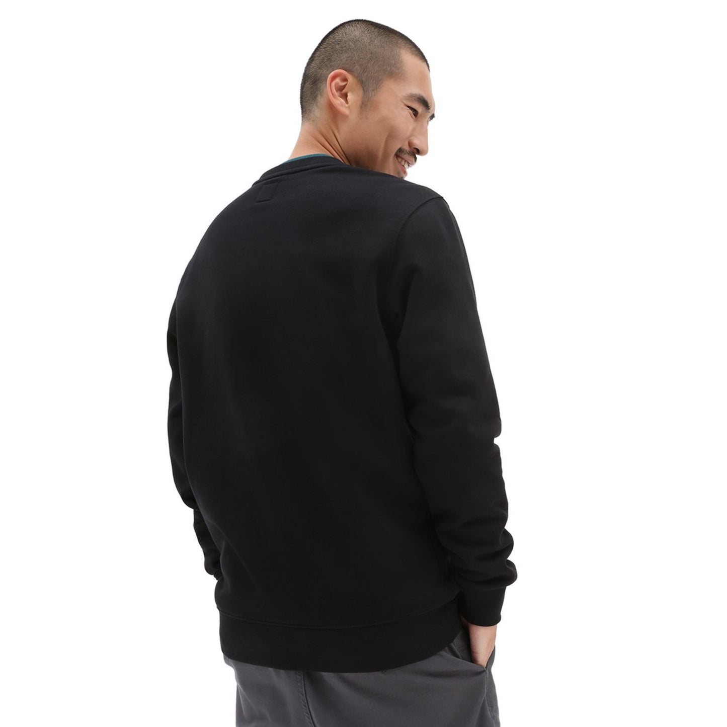 Vans Felpa da uomo girocollo Core Basic VN0A7YDUBLK nero