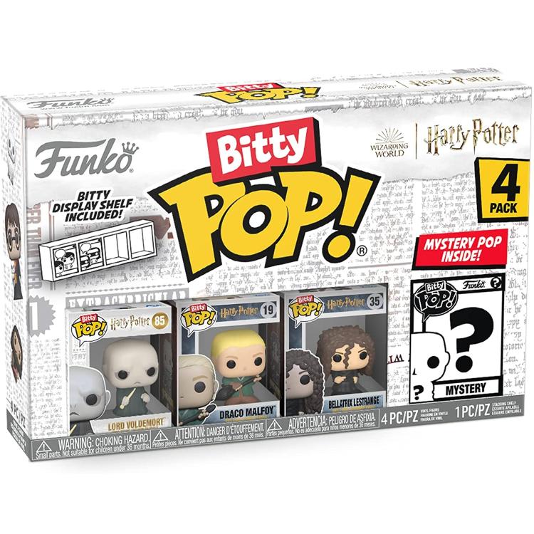 Funko Bitty Pop! Harry Potter – Lord Voldemort/Draco Malfoy/Bellatrix Lestrange