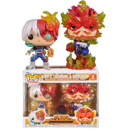 Funko Pop! Animation My Hero Academia – Todoroki & Endeavor 2er-Pack Vinylfigur