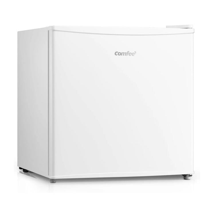 Comfee Minikühlschrank Tischkühlschrank Vertikal Eintürig 43 L Weiß RCD76WH