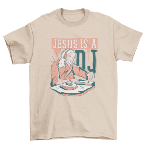 T-shirt Jesus DJ