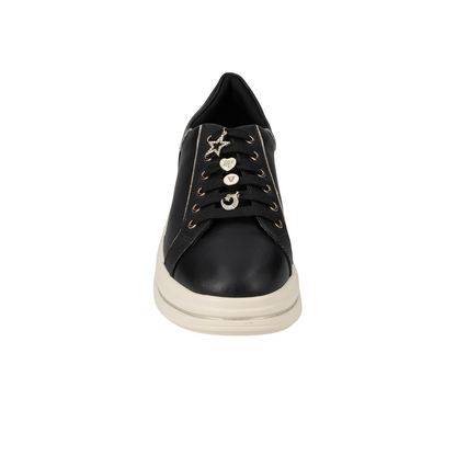 Valleverde 35480 Scarpe Donna Black - Sneakers Comode in Pelle con Design Elegante