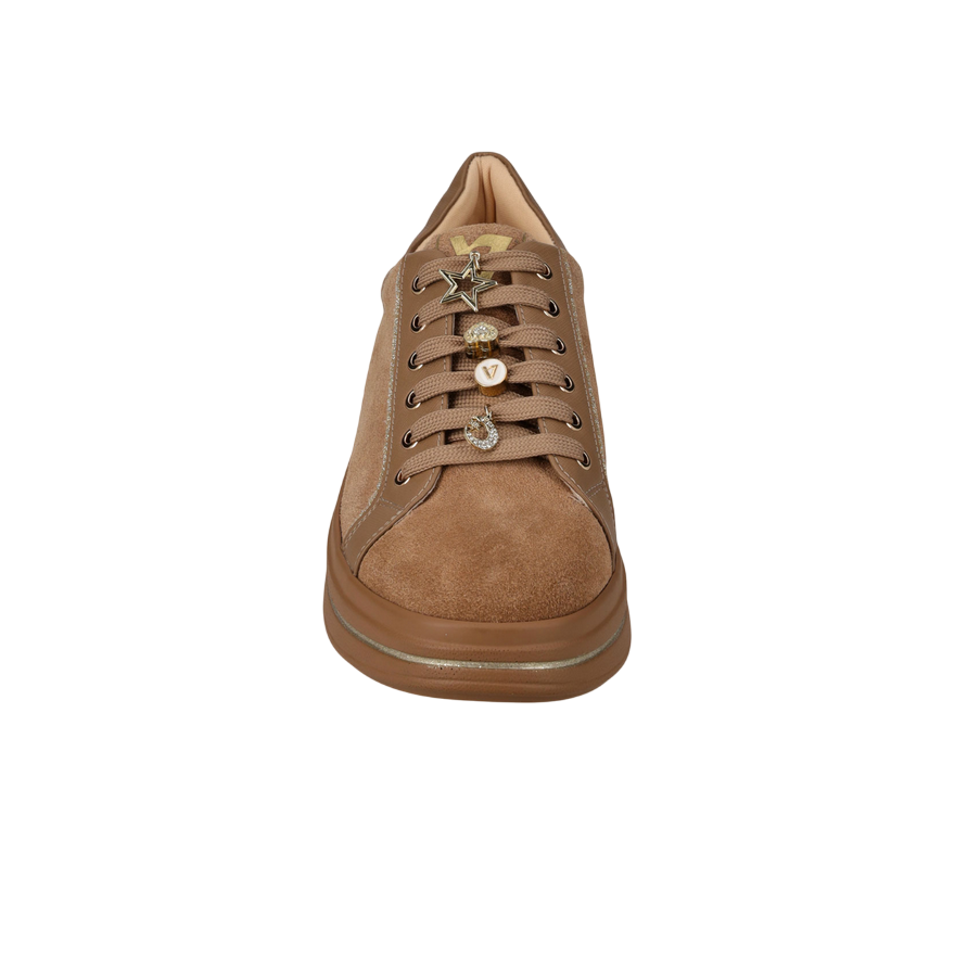 Valleverde 35480 Scarpe Donna Tortora - Sneakers Comode in Pelle con Design Elegante