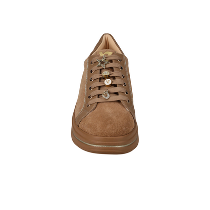 Valleverde 35480 Scarpe Donna Tortora - Sneakers Comode in Pelle con Design Elegante