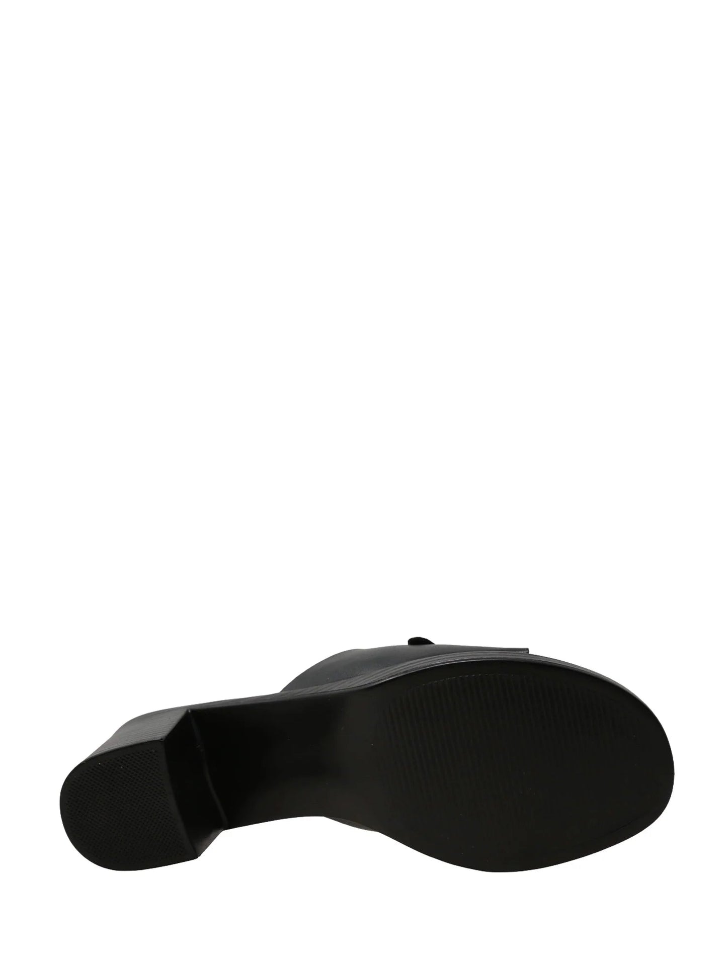Valleverde Sandalo in Pelle con Tacco Donna Nero - 55453