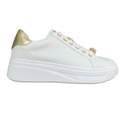 Valleverde 35103 Lifestyle Sneakers Donna Bianco Oro