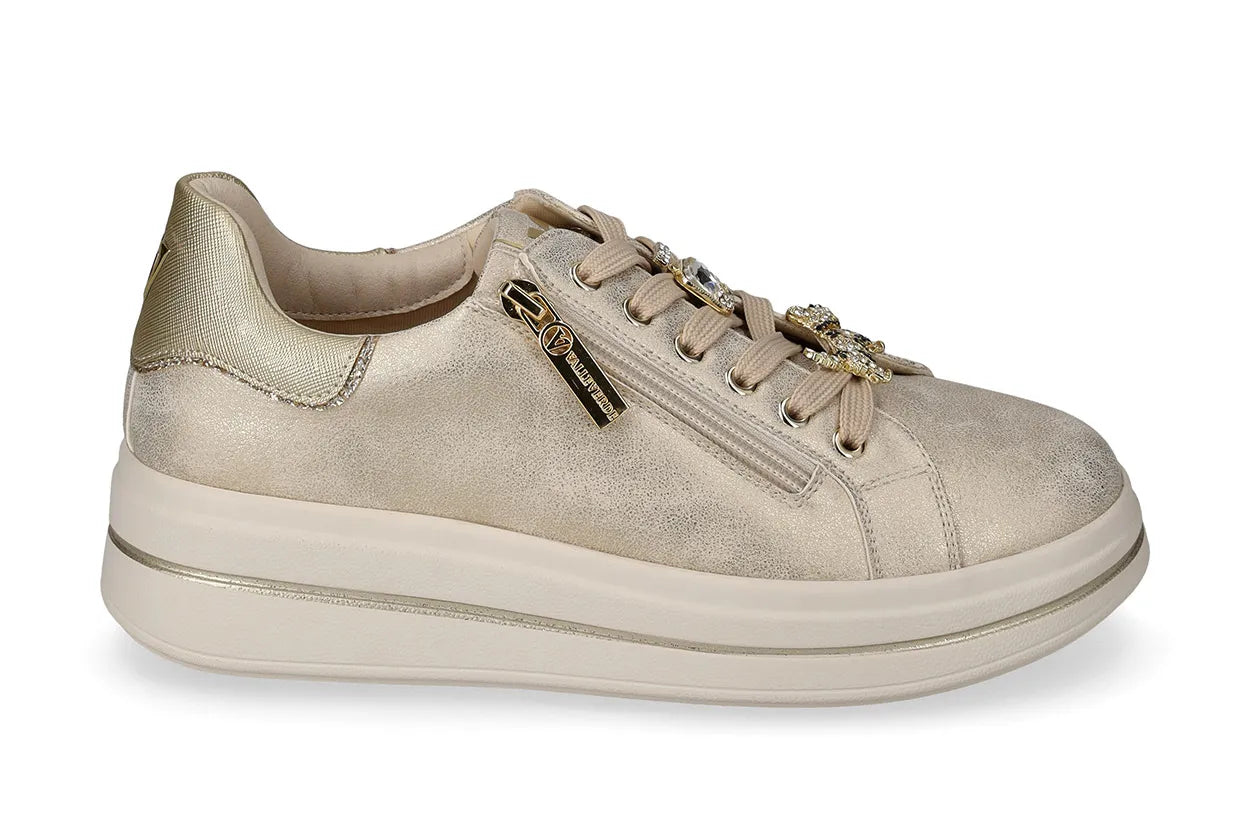 Valleverde Sneakers Lifestyle Donna Zeppa Gold – 35492B