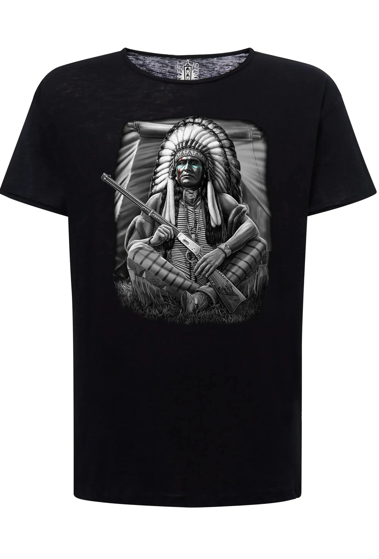 Vanity Tattoo Skull - T-shirt Uomo Cotone Fiammato