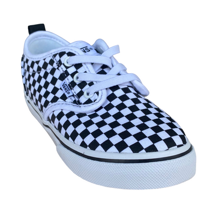 Vans Atwood Slip-On Junior Tela VN0A2XSPHRK | Sneakers bianche a scacchi neri