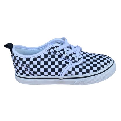 Vans Atwood Slip-On Junior Tela VN0A2XSPHRK | Sneakers bianche a scacchi neri