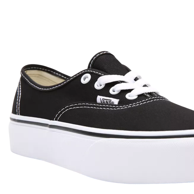 Vans Authentic Platform Donna Tela VN0A3AV8BLK | Sneakers nera