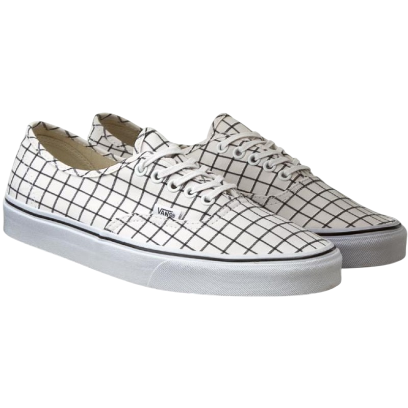 Vans Authentic Donna Tela VN0003B9IQU | Sneakers bianca a fantasia geometrica