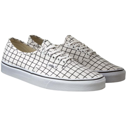 Vans Authentic Donna Tela VN0003B9IQU | Sneakers bianca a fantasia geometrica