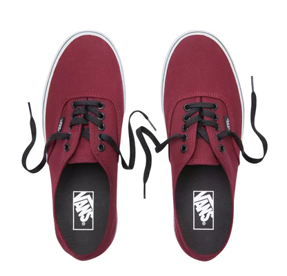 Vans Authentic Unisex Tela VN000QER5U8 | Sneakers Bordò e Nera