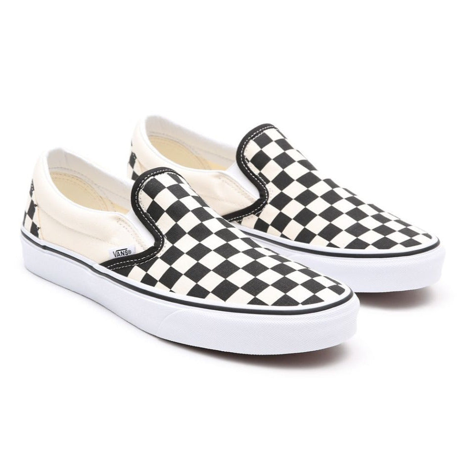Vans Classic Slip-On Unisex Tela VN000EYEBWW1 | Sneakers bianca a scacchi neri