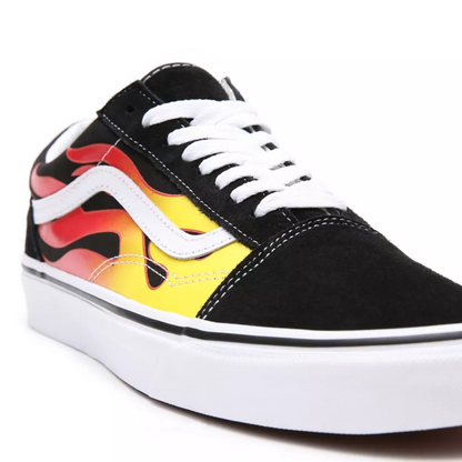 Vans Old Skool Flame VN0A38G1PHN1 Lifestyle Sneakers Uomo Nero Bianco