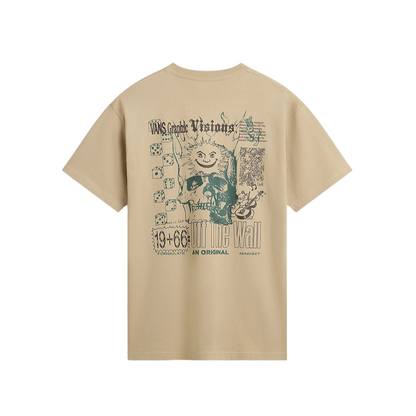 Vans maglietta manica corta da uomo Expand Visions VN000G4K4MG beige