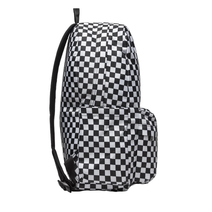 Vans zaino per la scuola o per il tempo libero Old Skool Check VN000H4XY281 bianco-nero
