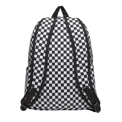 Vans zaino per la scuola o per il tempo libero Old Skool Check VN000H4XY281 bianco-nero