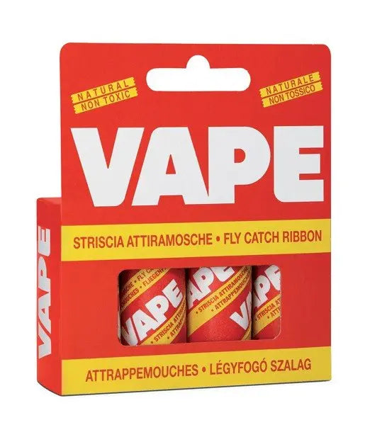 Vape Fliegenfalle Klebestreifen ungiftig natürlich 4 Stück
