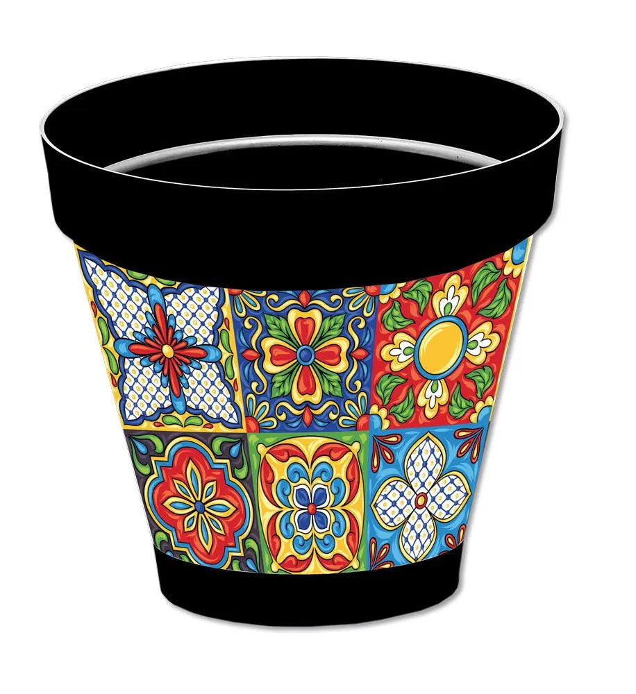 Vaso Sicilia antracite D.14 diversi decori