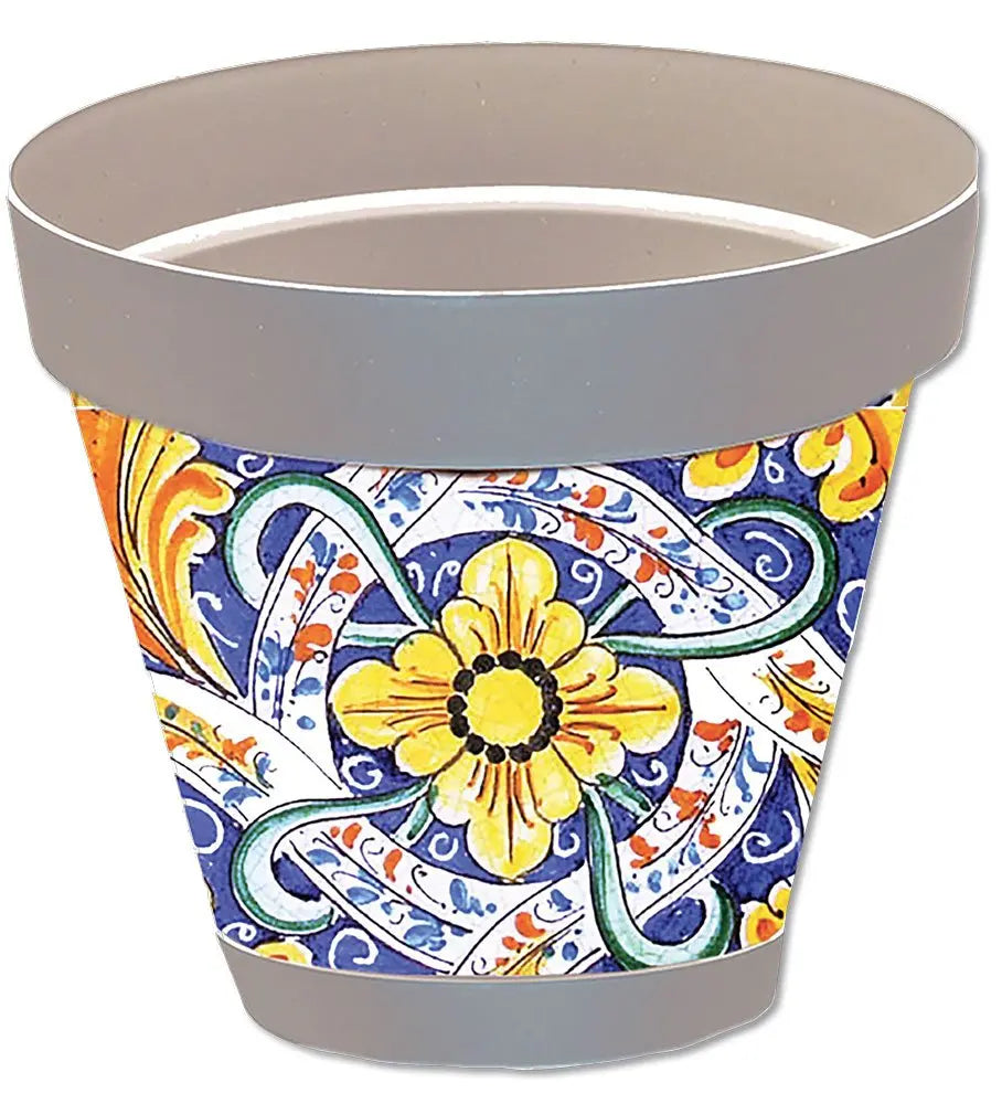 Vaso Sicilia grigio D.22 diversi decori