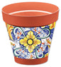 Vase Sicily terracotta D.26 various decorations