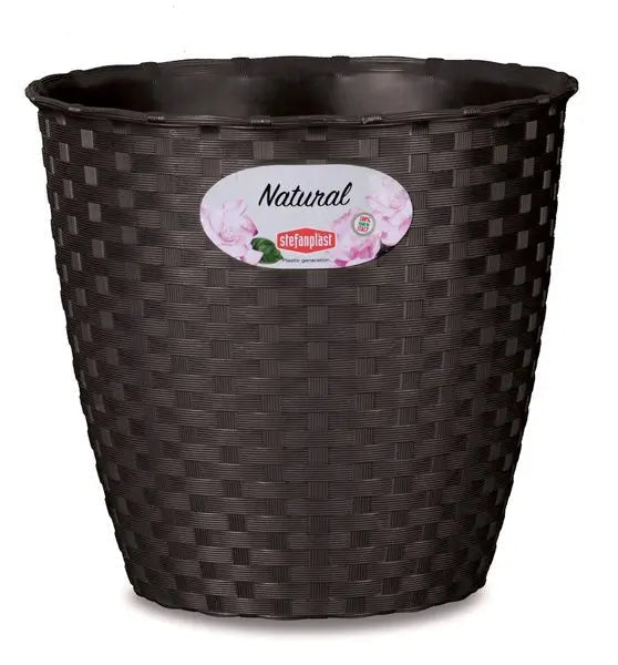 Vaso natural cm.19 diversi colori