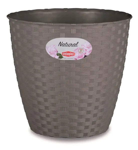 Vaso natural cm.19 diversi colori