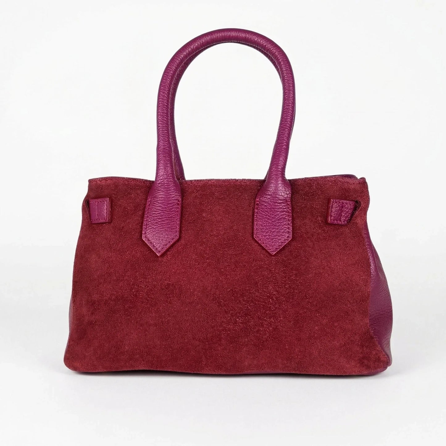 Stile Donna Bags - Velinara Borsa Scamosciata Bordeaux
