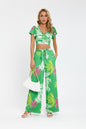 Women's Two-Piece Set – Elegant Wide-Leg Top and Pants